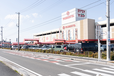 ヨシヅヤJR蟹江駅前店からの道案内