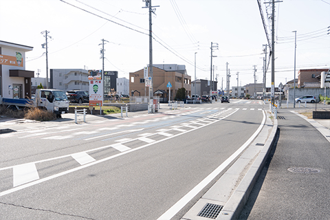 ヨシヅヤJR蟹江駅前店からの道案内