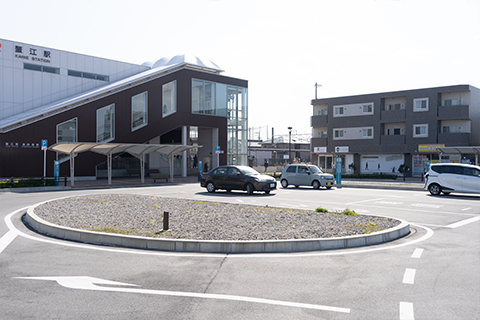 ヨシヅヤJR蟹江駅前店からの道案内